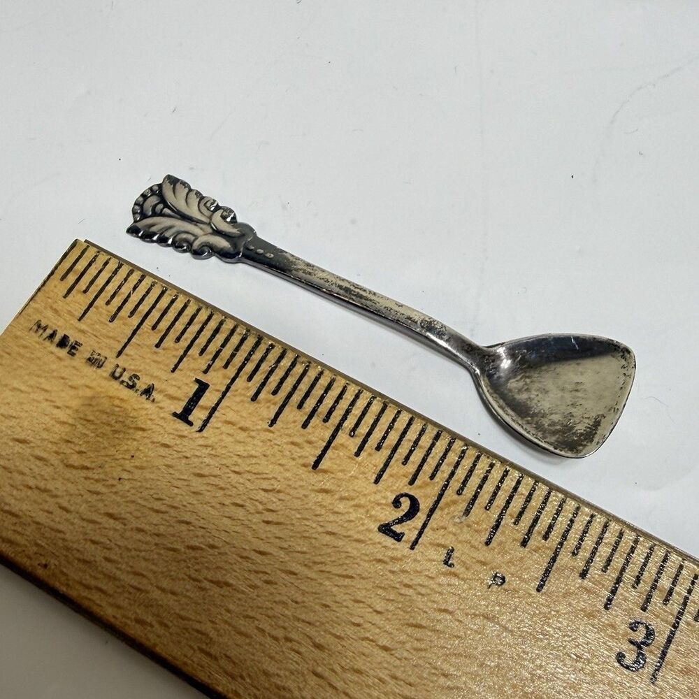 Silver Salt Spoon David-Andersen Norway Viking Norwegian Viking Boat Spoon Only - Picture 6 of 6